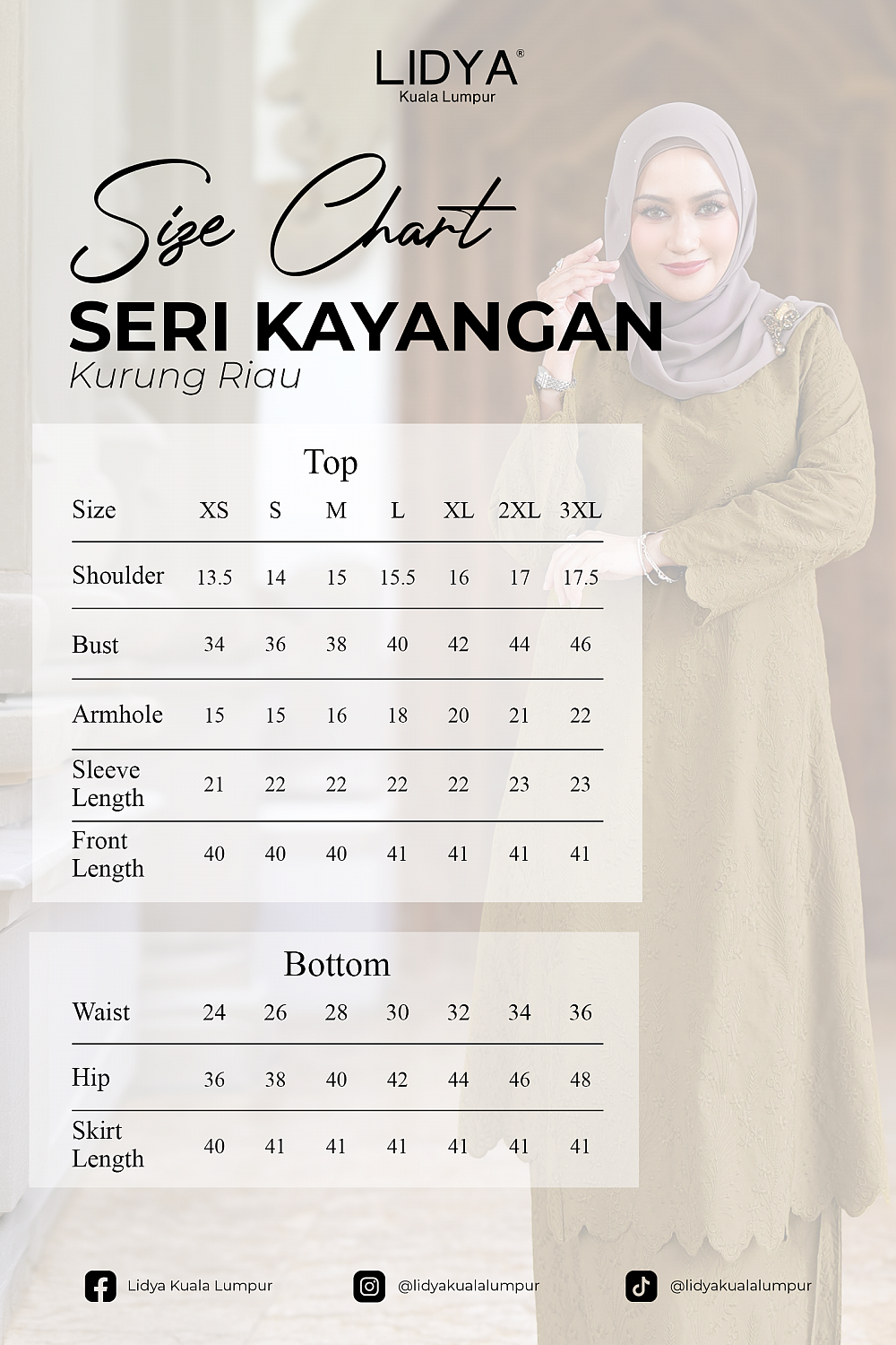 Klasik Kurung Riau Seri Kayangan (Mahogany Rose)