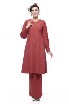 Kurung Riau Wangi (Brick Red)