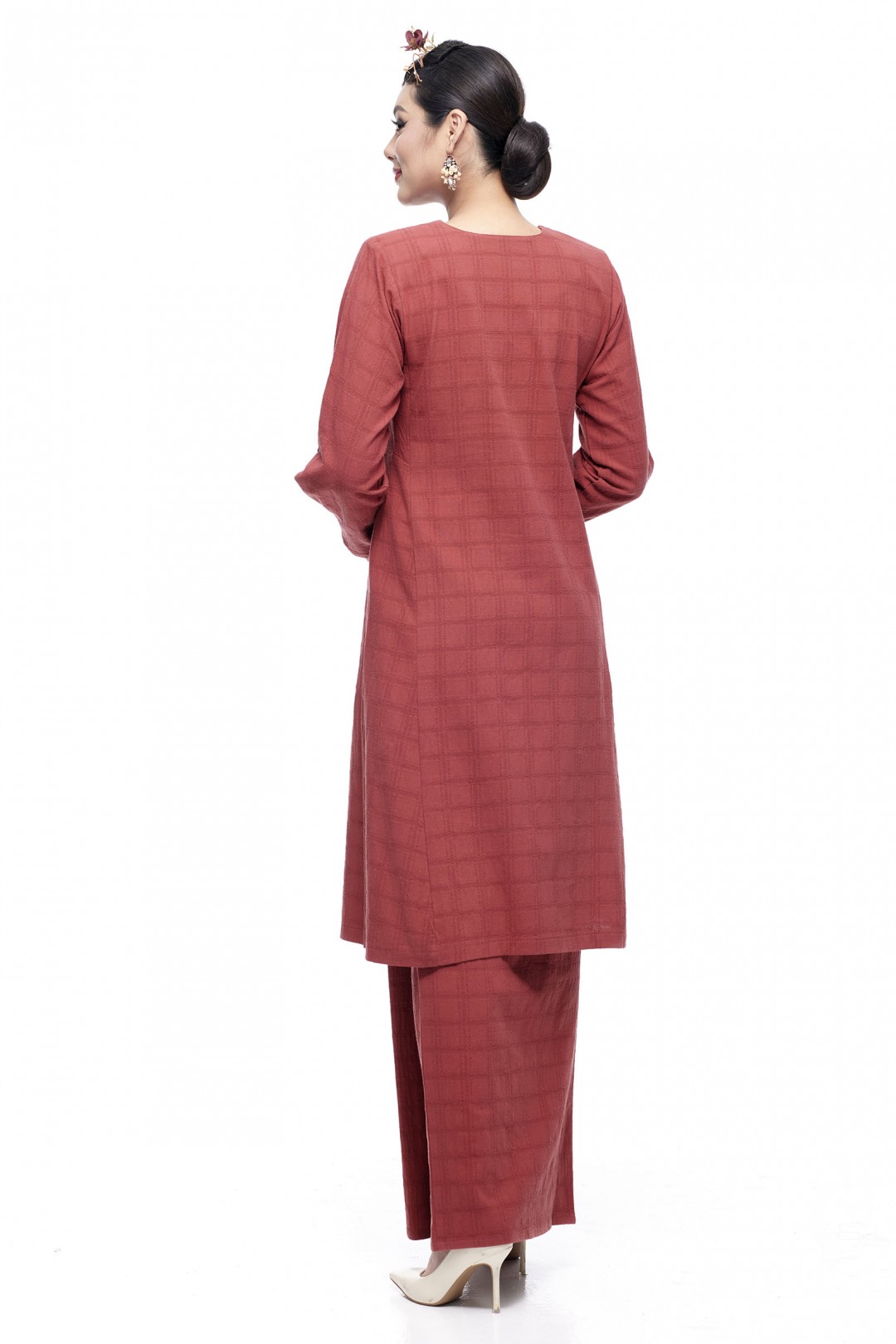 Kurung Riau Wangi (Brick Red)