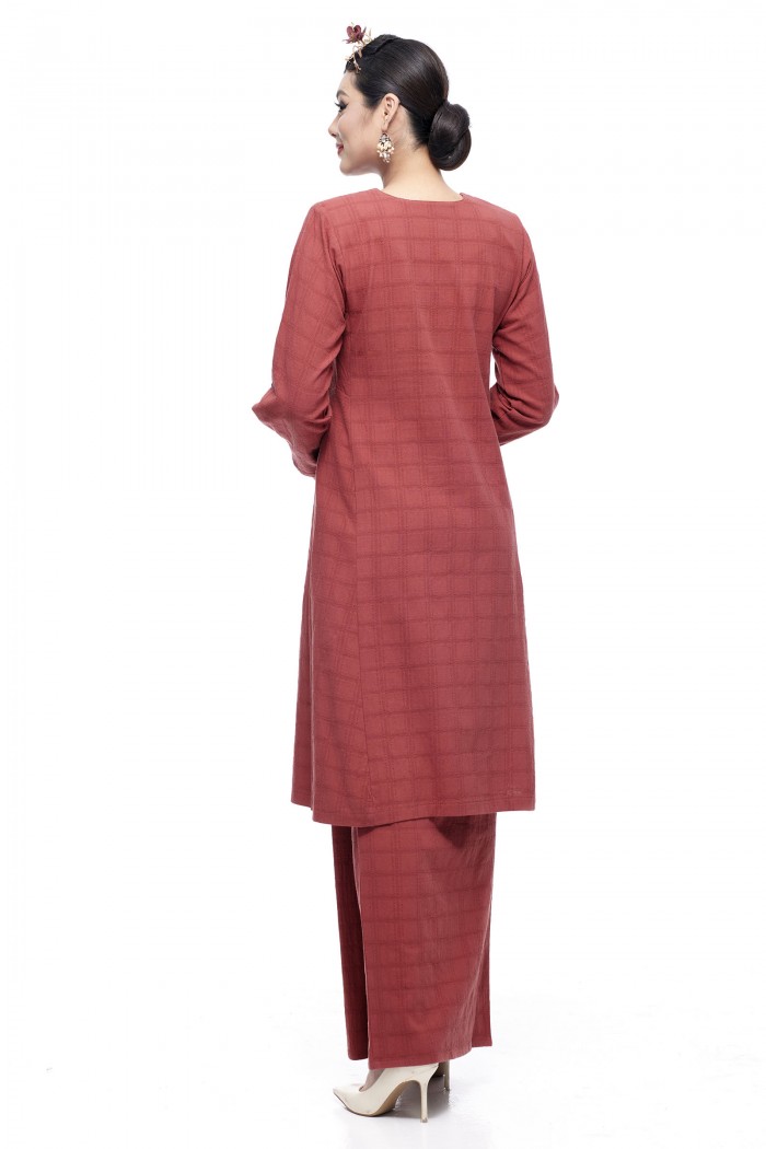 Kurung Riau Wangi (Brick Red)