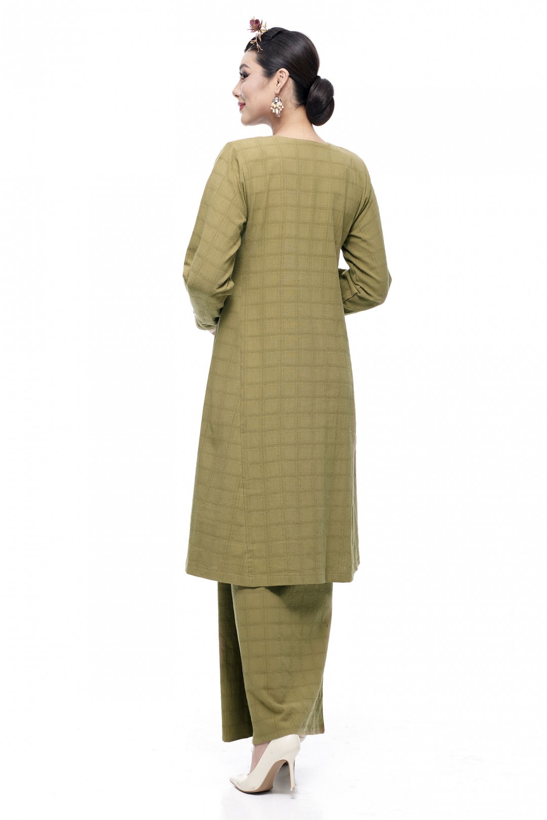Kurung Riau Wangi (Olive)