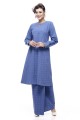 Kurung Riau Wangi (Denim Blue)