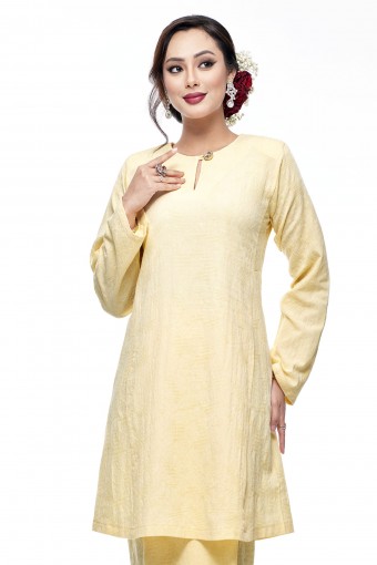 Klasik Kurung Mawar (Daffodil Yellow)