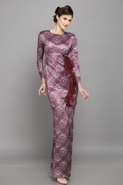 Delaila Kurung Modern (Dusty Purple)