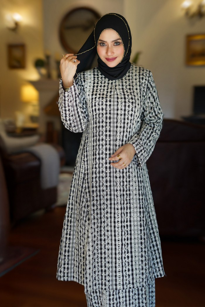 Kurung Riau Manja (Retro Black)