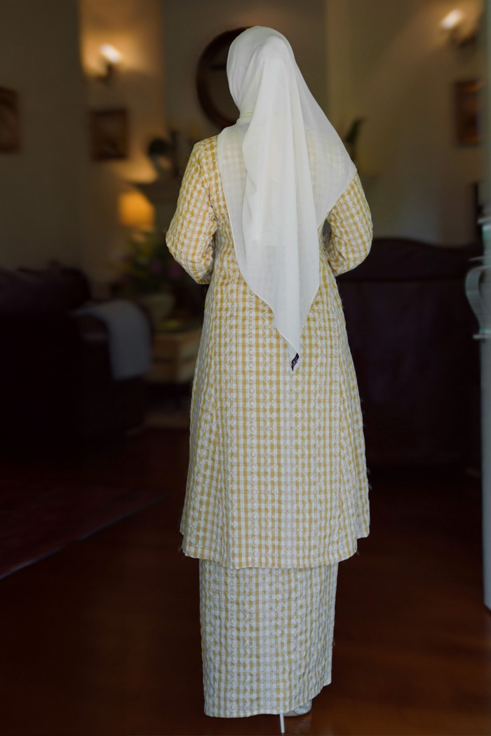 Kurung Riau Manja (Vintage Yellow)