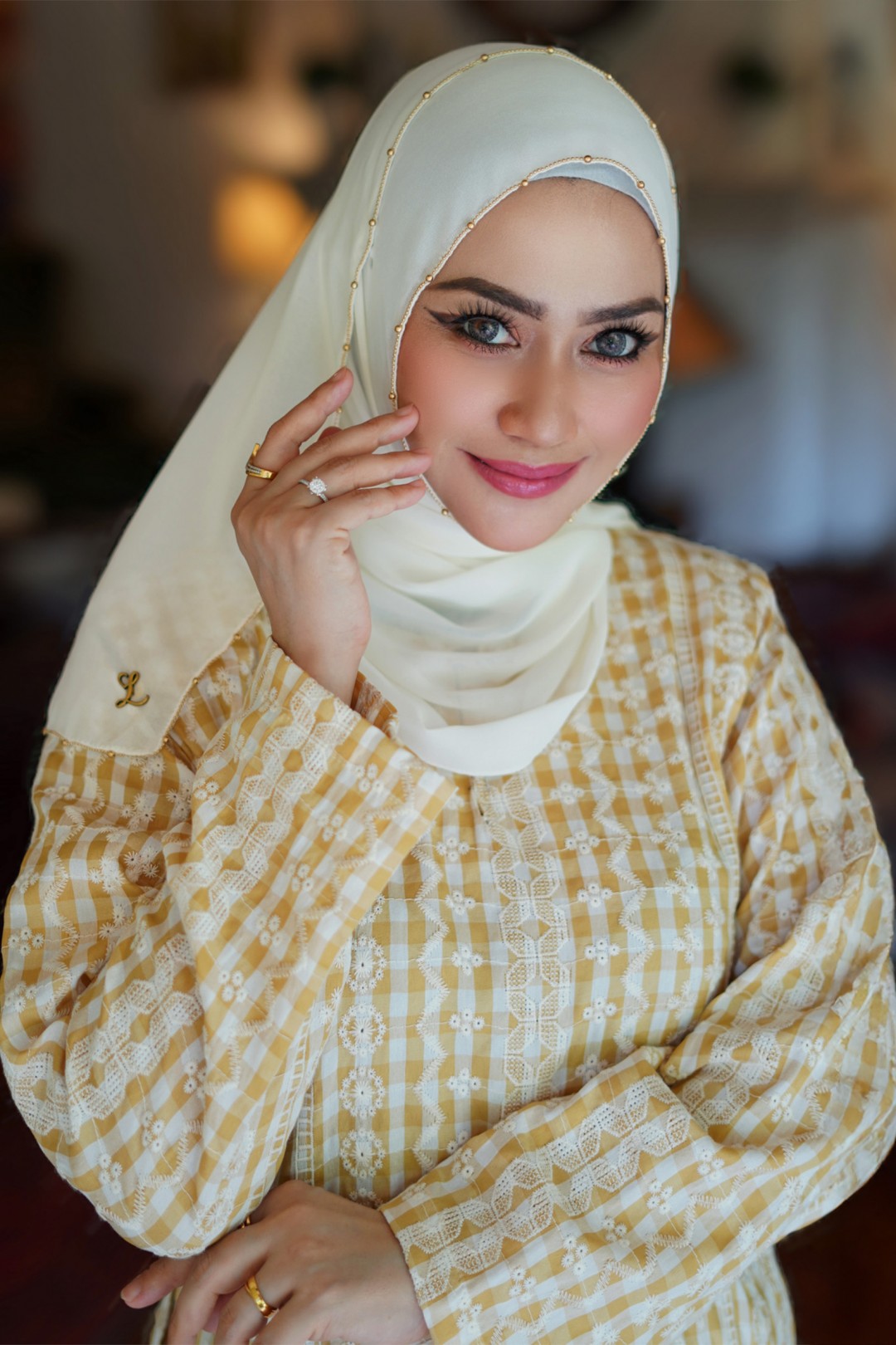 Kurung Riau Manja (Vintage Yellow)