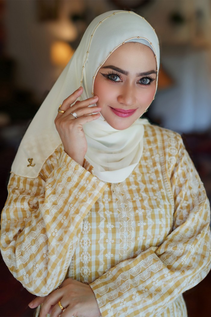 Kurung Riau Manja (Vintage Yellow)