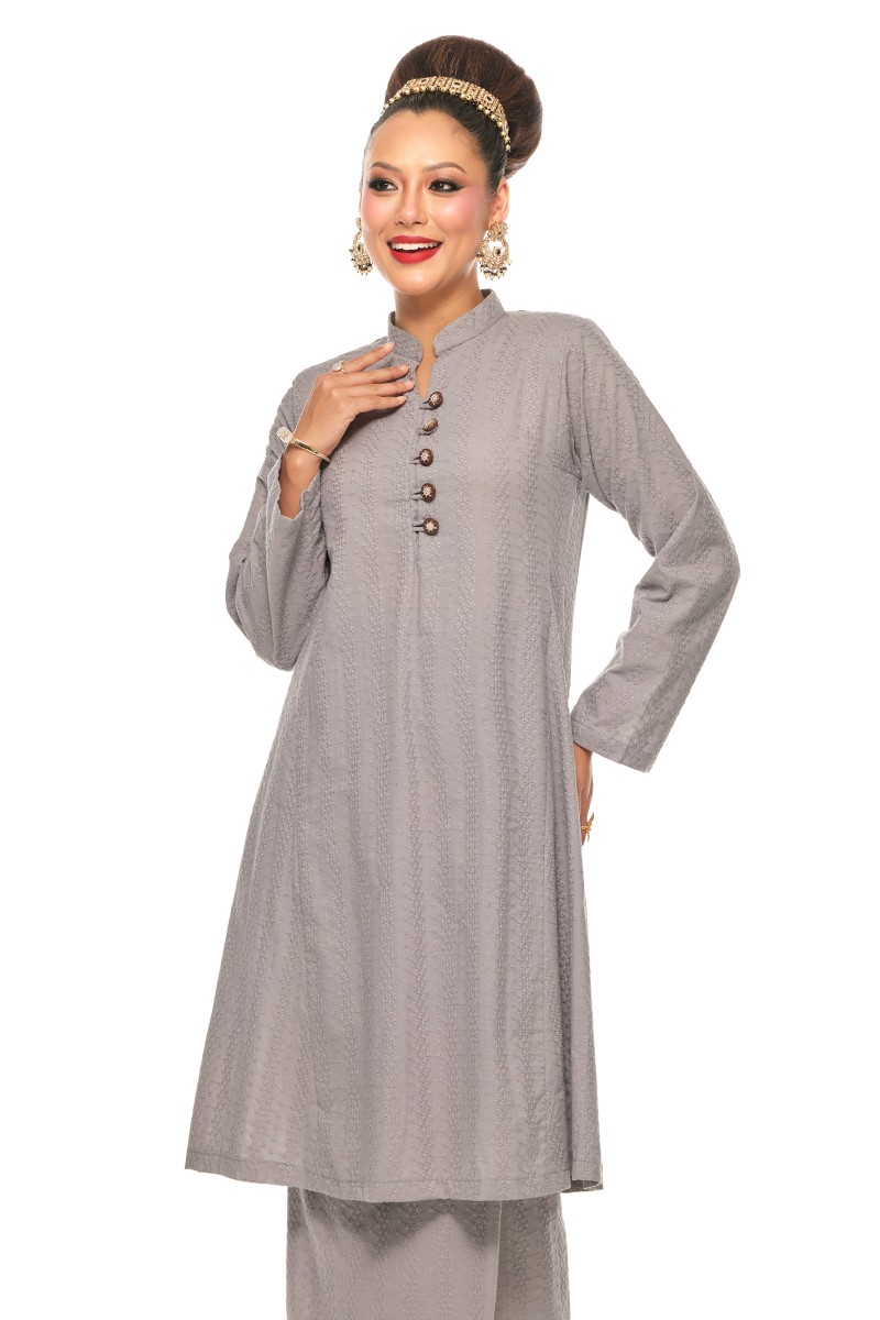 Kurung Riau Putri (Grey)
