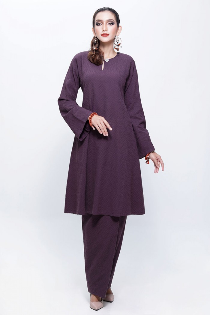 LIMITED EDITION - Kurung Riau Ghina (Dark Purple)