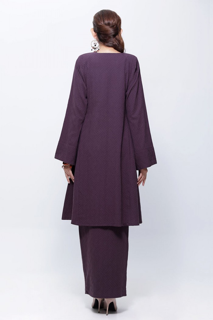 LIMITED EDITION - Kurung Riau Ghina (Dark Purple)