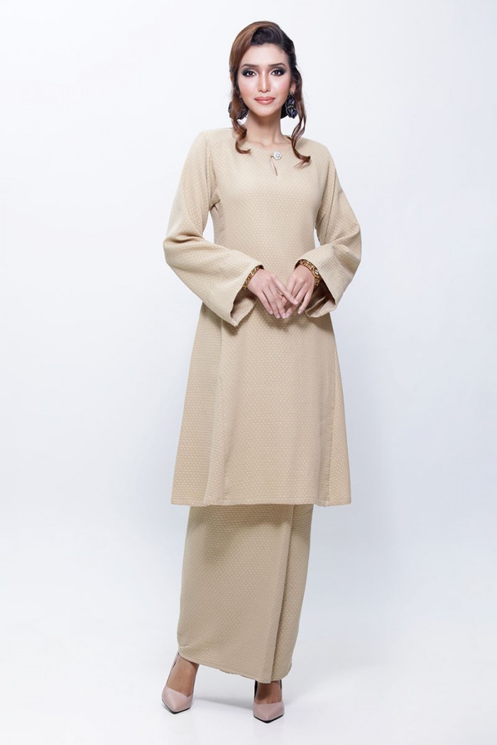 Kurung Riau Tun Fatimah (Champagne)