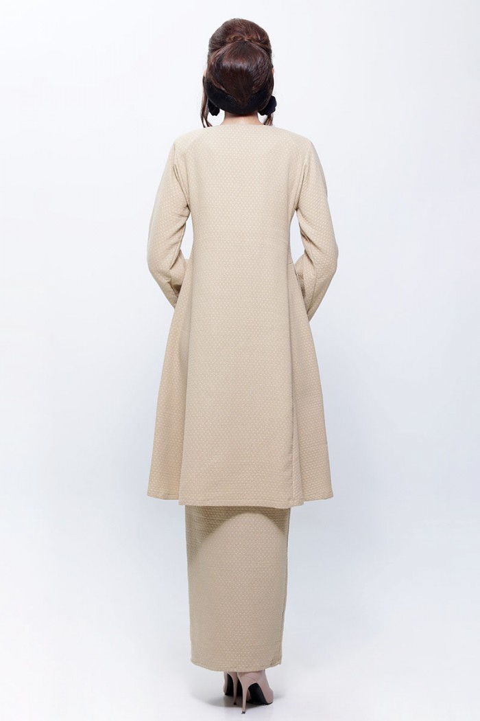 Kurung Riau Tun Fatimah (Champagne)