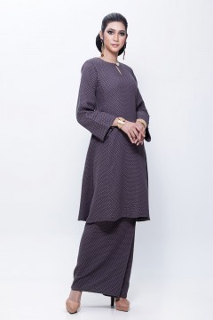 Kurung Riau Tun Fatimah (Dark grey)