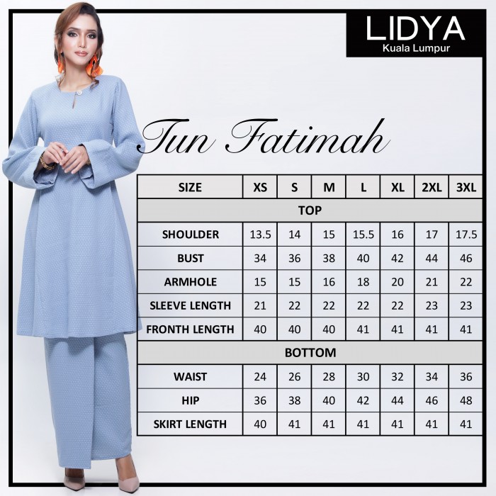 Kurung Riau Tun Fatimah (Avocado Green)