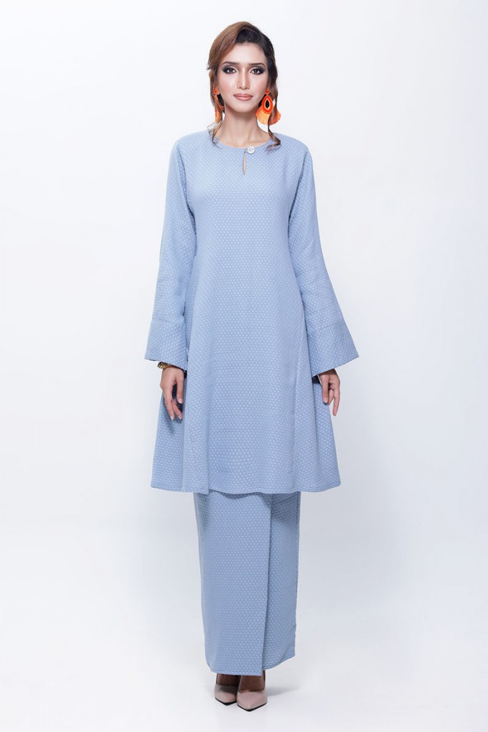 Kurung Riau Tun Fatimah (Sky Blue)