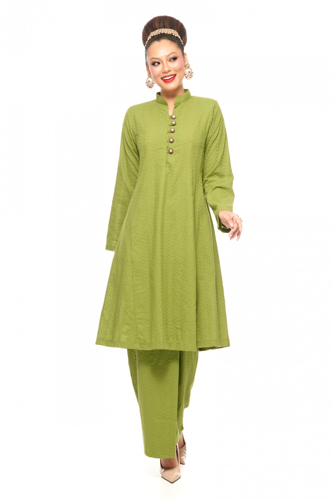 Kurung Riau Putri (Avocado Green)