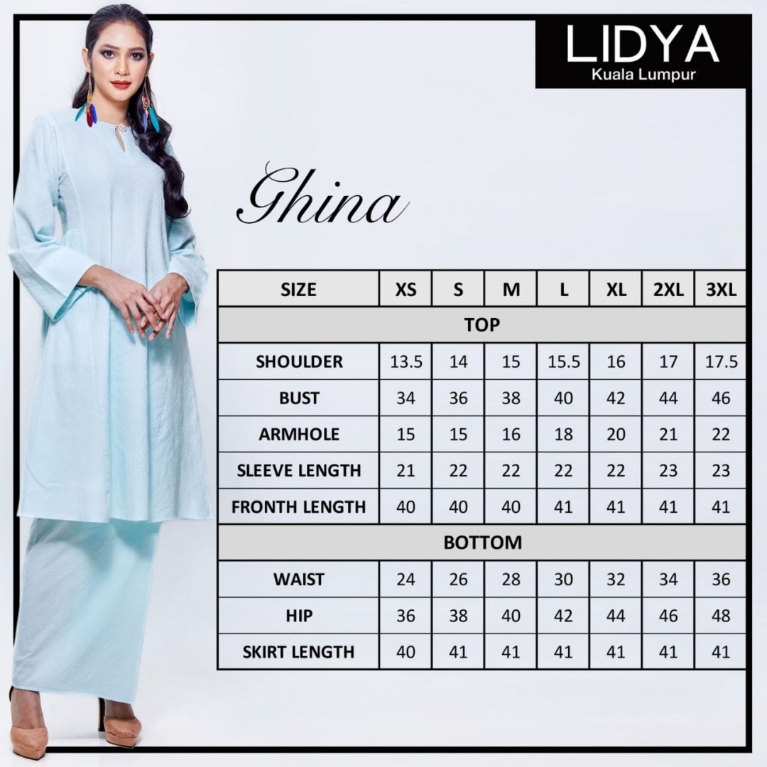 LIMITED EDITION - Kurung Riau Ghina (Lavendar)