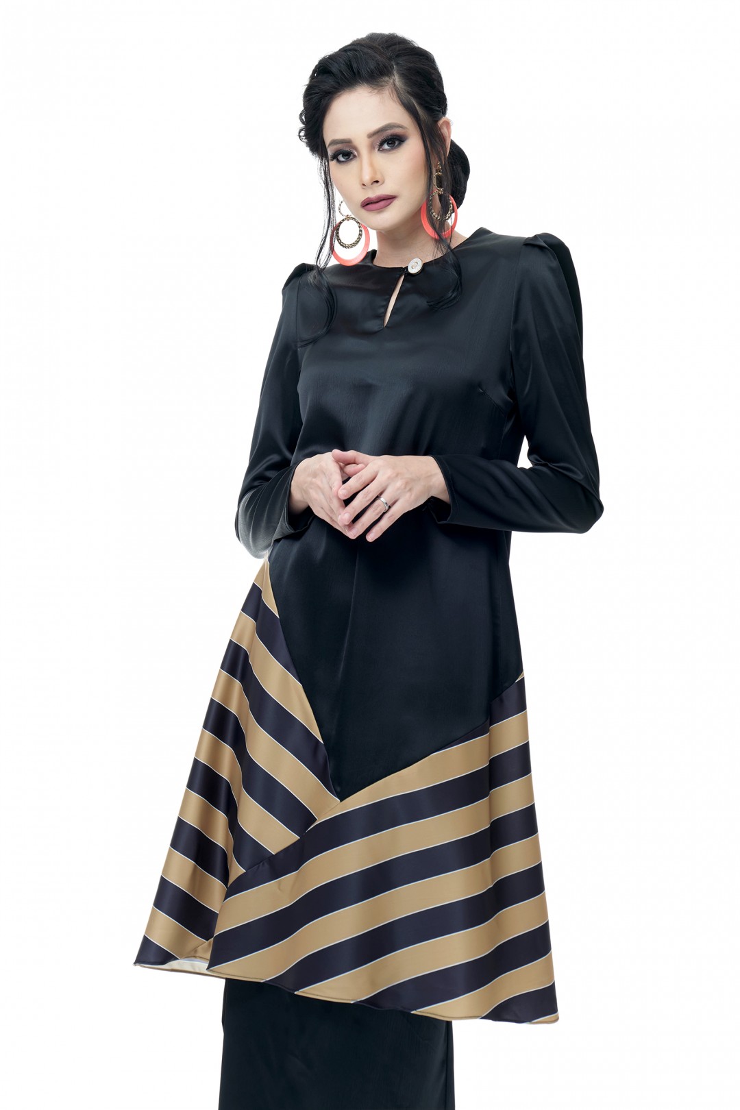 Isabella Kurung Pahang (Black)