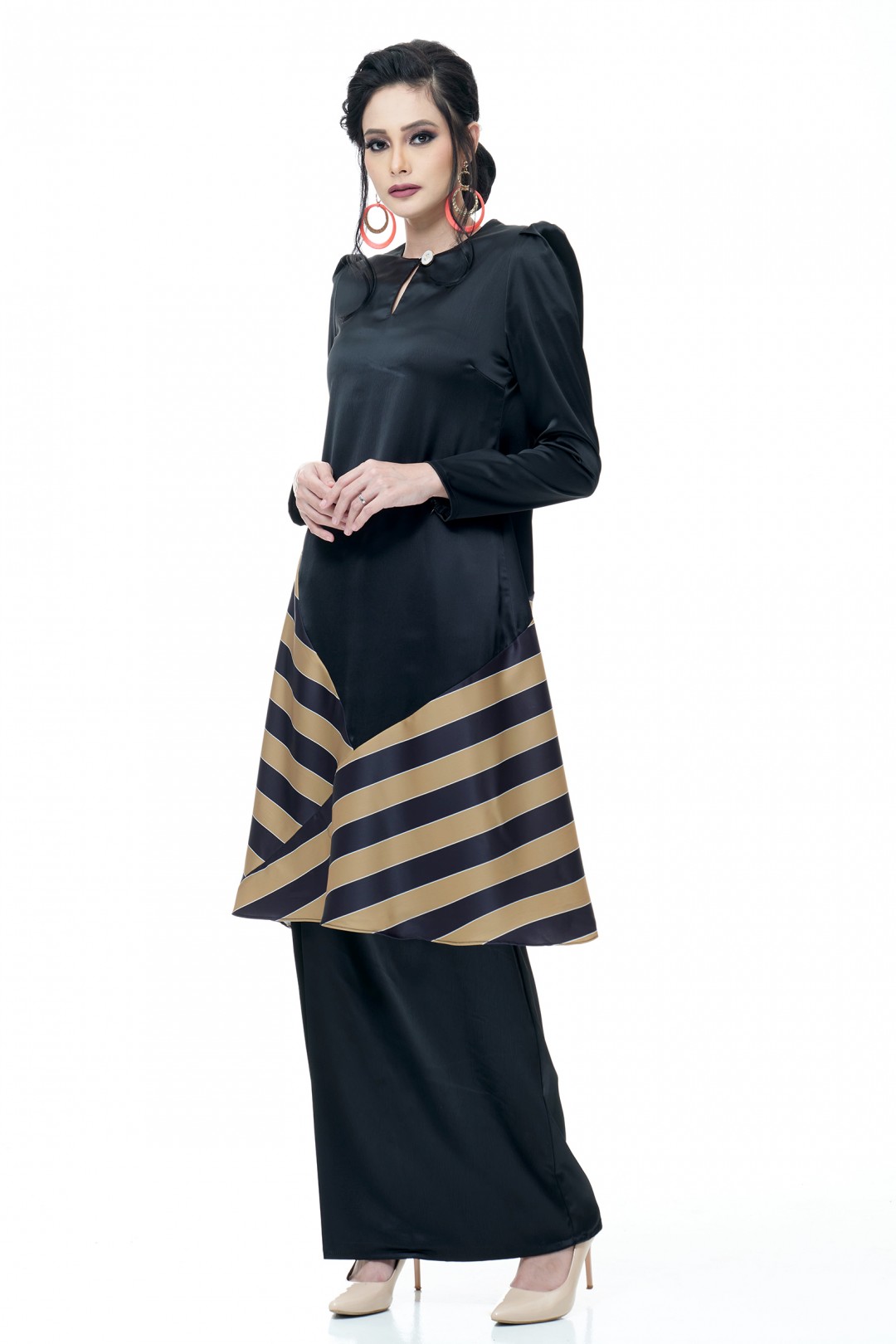 Isabella Kurung Pahang (Black)