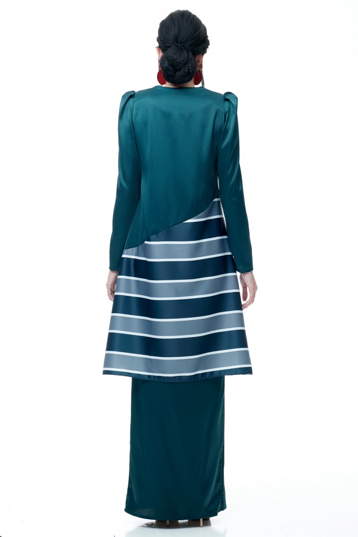 Isabella Kurung Pahang (Emerald Green)