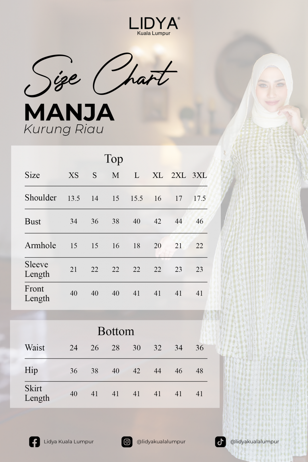 Kurung Riau Manja (Vintage Yellow)