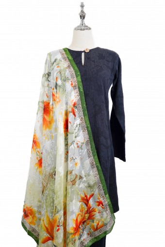 Flower Shawl - Signature Floral Edition (Marigold)