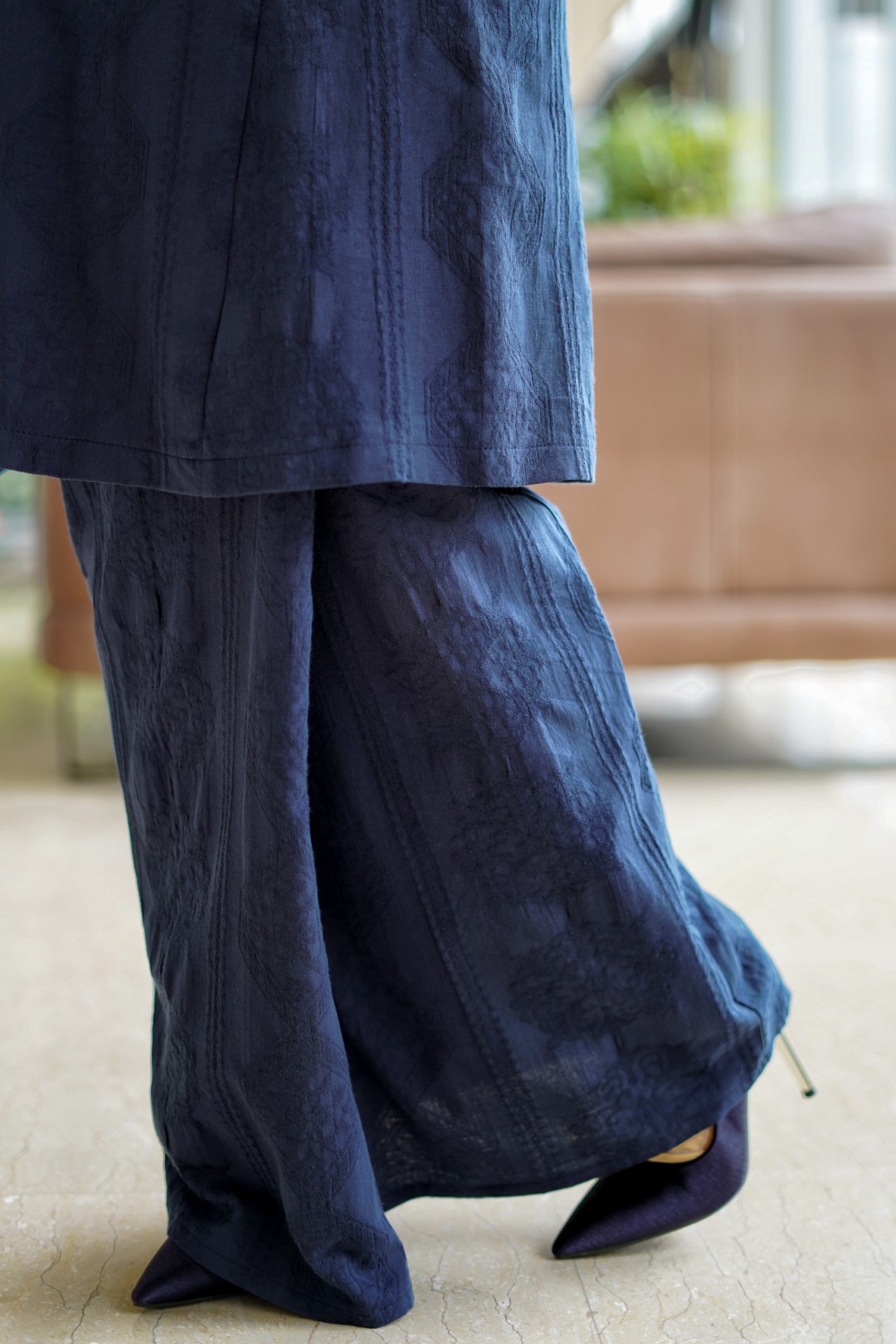 Dayang - Kurung Pahang Songket Klasik (Midnight Blue)