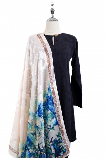 Flower Shawl - Signature Floral Edition (Morning Glory)