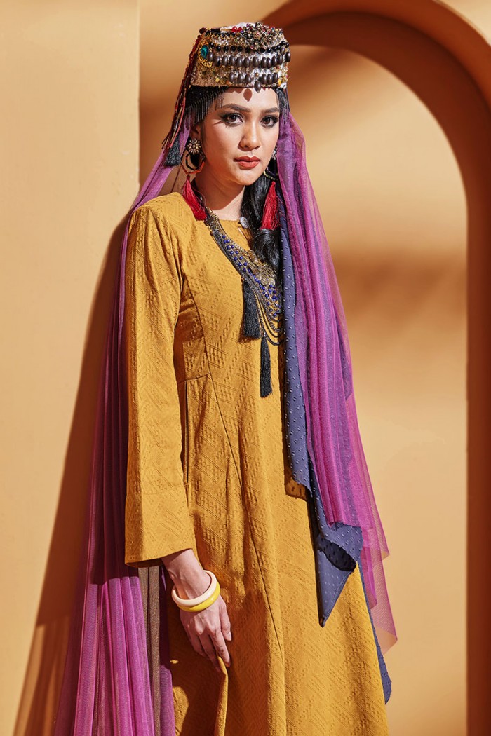 LIMITED EDITION - Kurung Riau Ghina (Mustard)