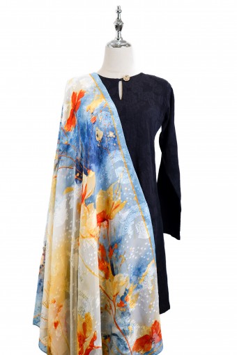 Flower Shawl - Signature Floral Edition (Poppy)