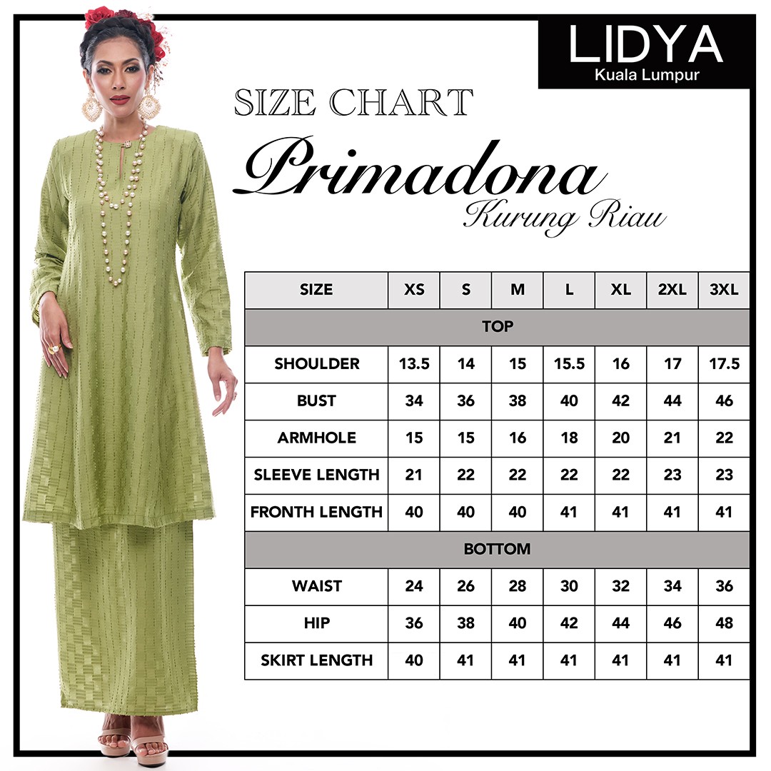 Kurung Riau Primadona (Fresh Green)