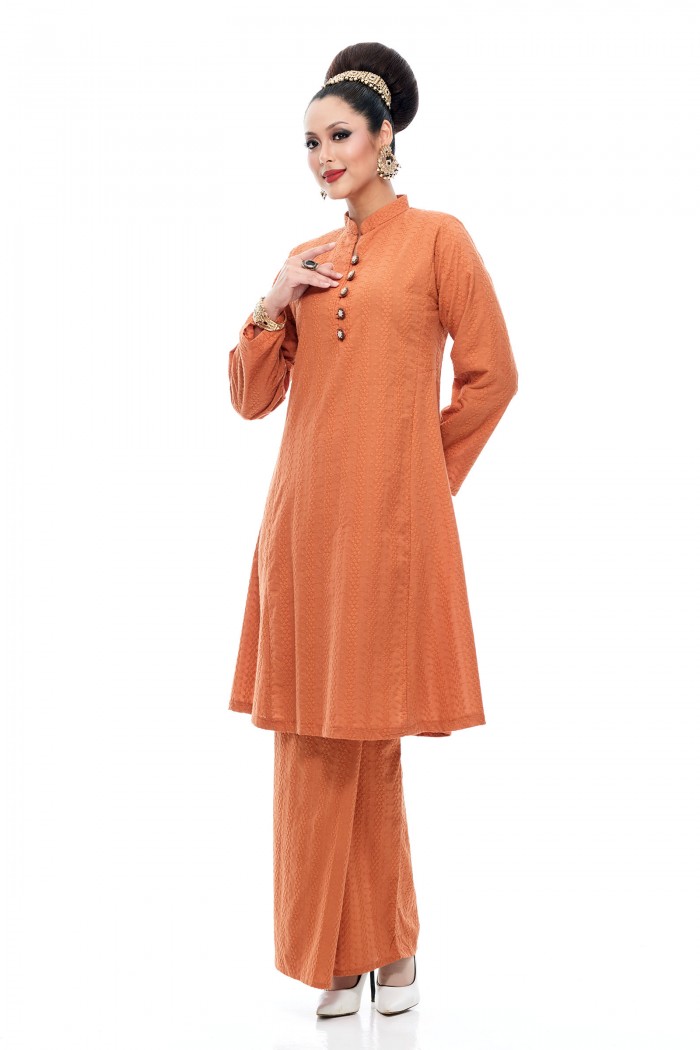 Kurung Riau Putri (Brick Orange)