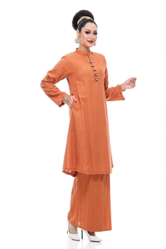 Kurung Riau Putri (Brick Orange)