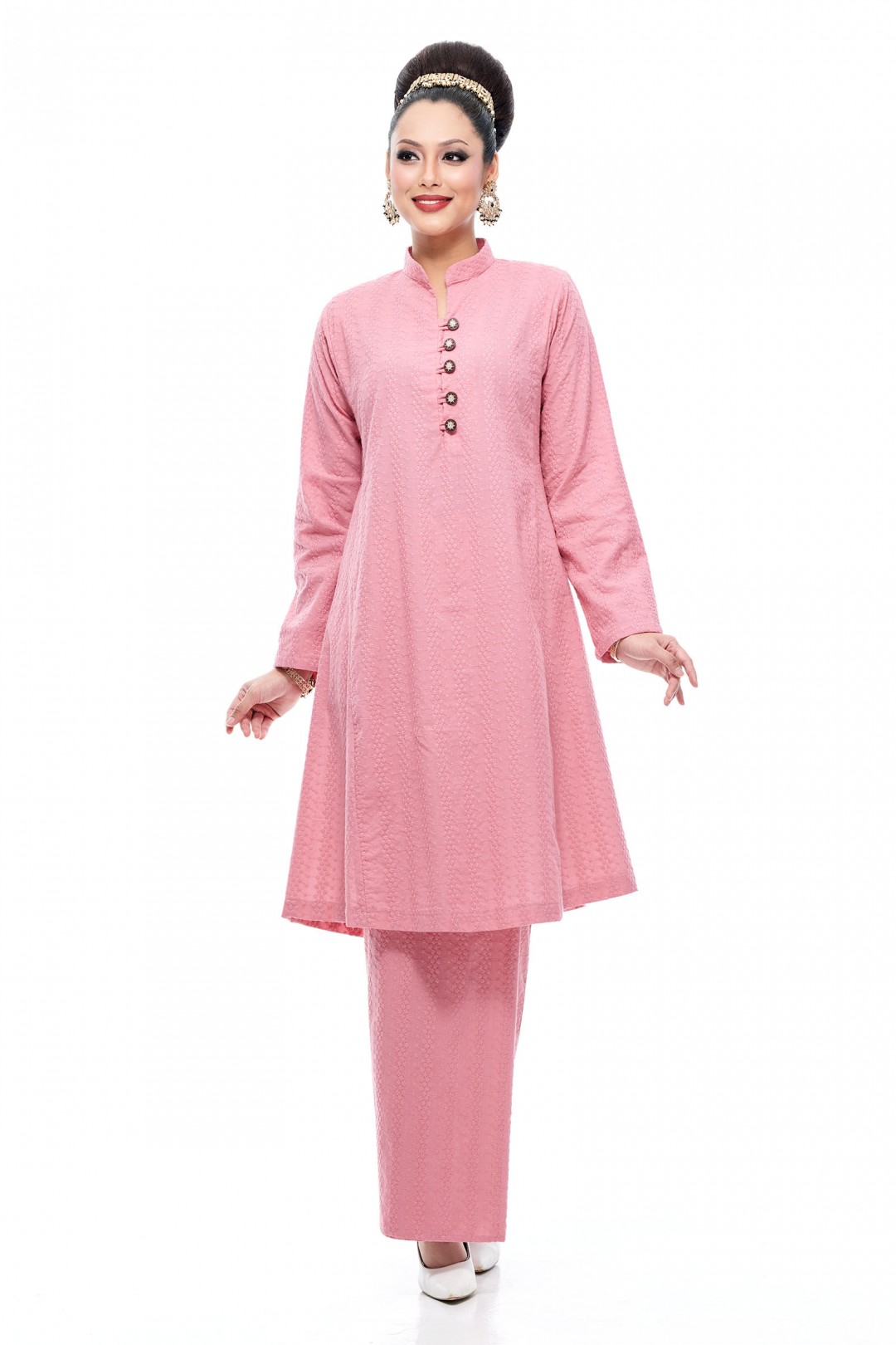 Kurung Riau Putri (Carnation Pink)
