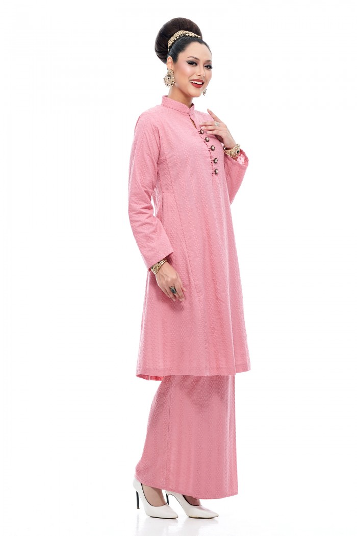 Kurung Riau Putri (Carnation Pink)