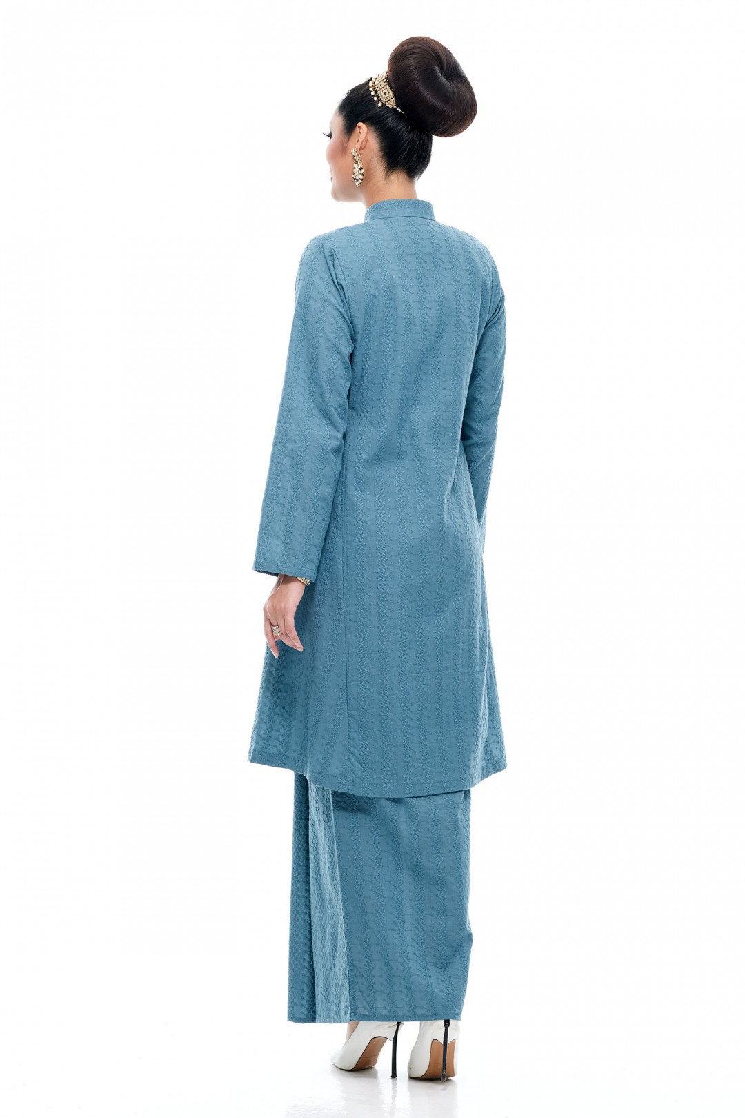 Kurung Riau Putri (Steel Blue)