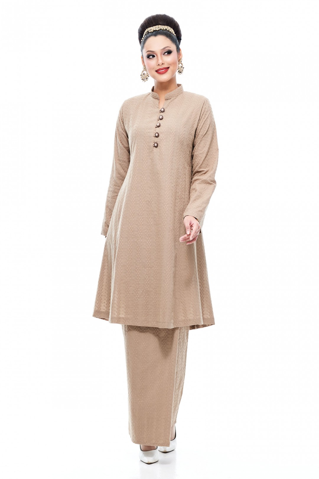 Kurung Riau Putri (Tortilla Brown)