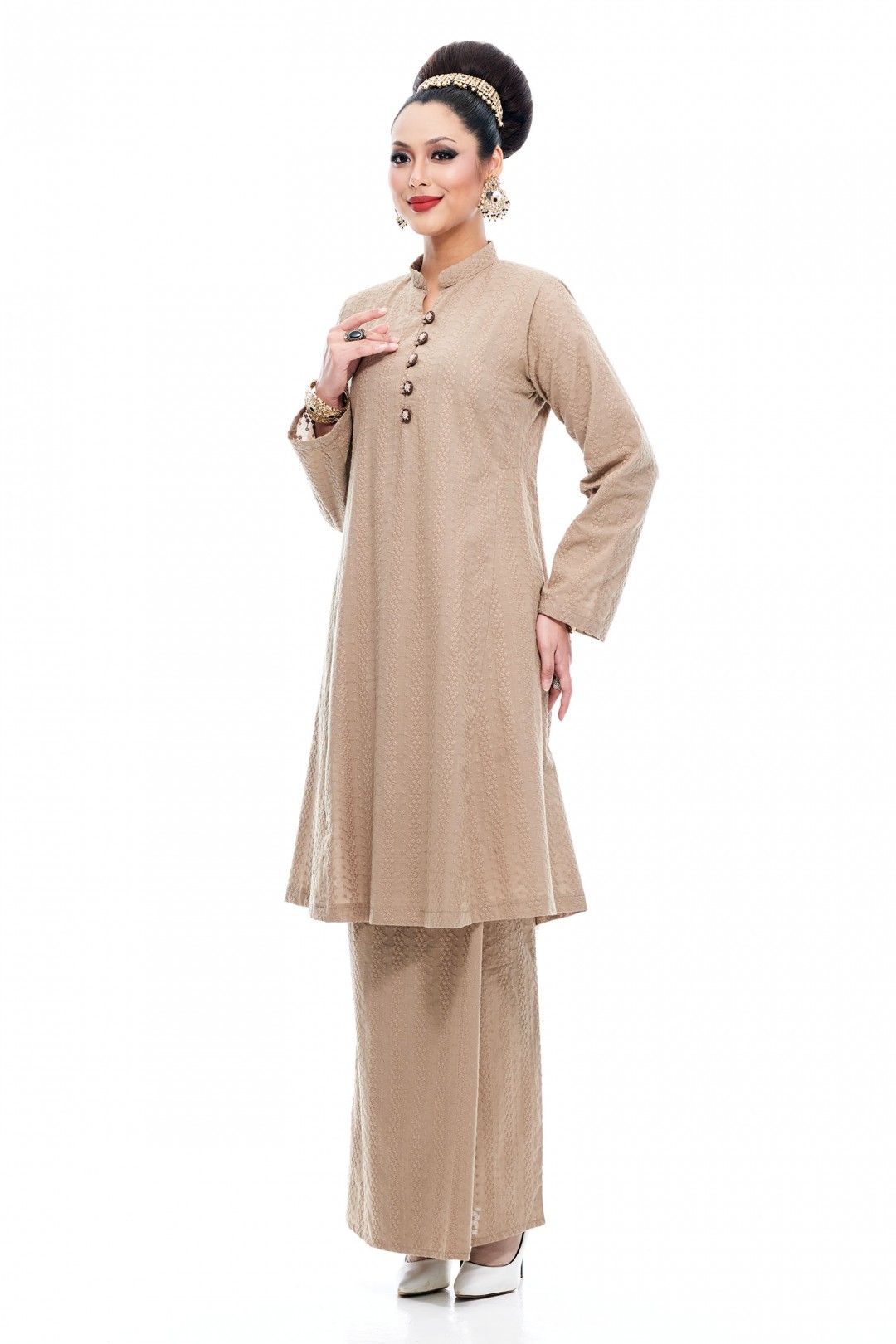 Kurung Riau Putri (Tortilla Brown)
