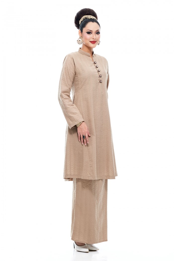 Kurung Riau Putri (Tortilla Brown)