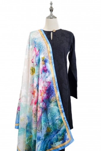 Flower Shawl - Signature Floral Edition (Rose Lotus)