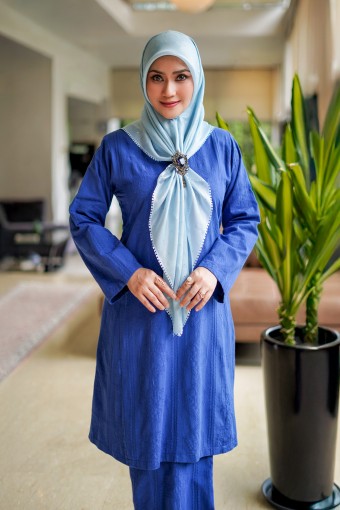Dayang - Kurung Pahang Songket Klasik (Royal Blue)