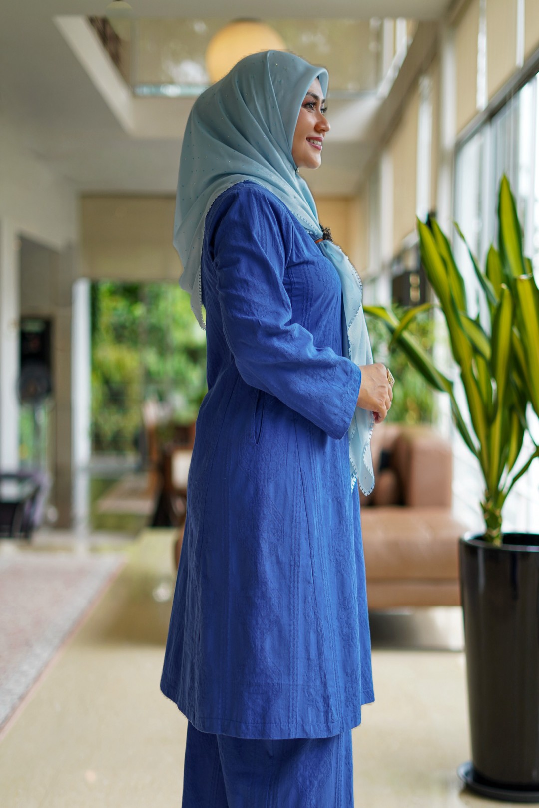 Dayang - Kurung Pahang Songket Klasik (Royal Blue)