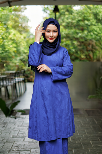 Dayang - Kurung Pahang Songket Klasik (Royal Blue)