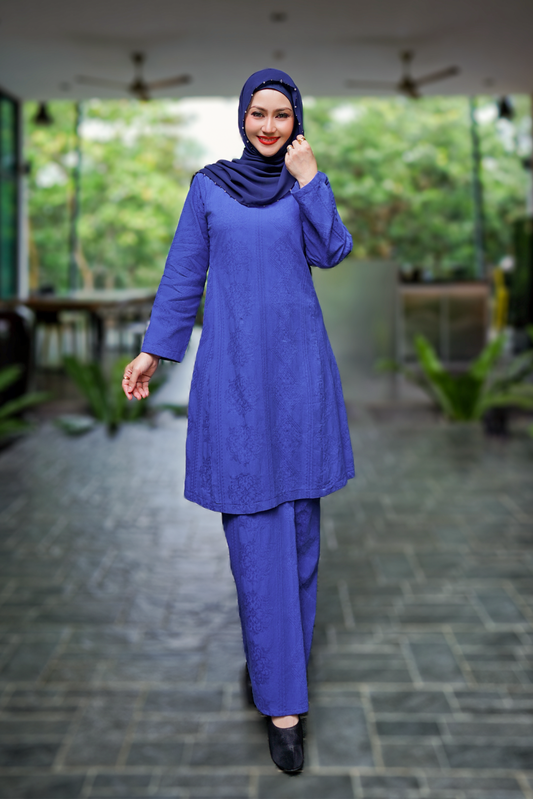 Dayang - Kurung Pahang Songket Klasik (Royal Blue)