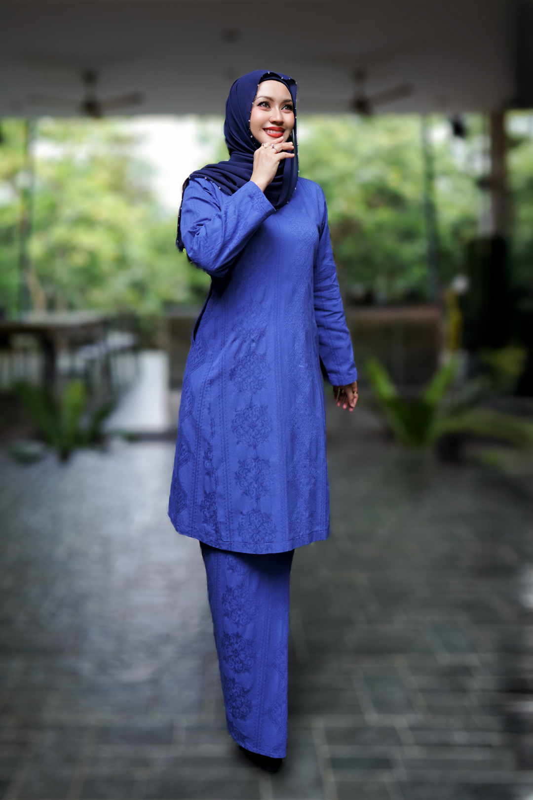Dayang - Kurung Pahang Songket Klasik (Royal Blue)