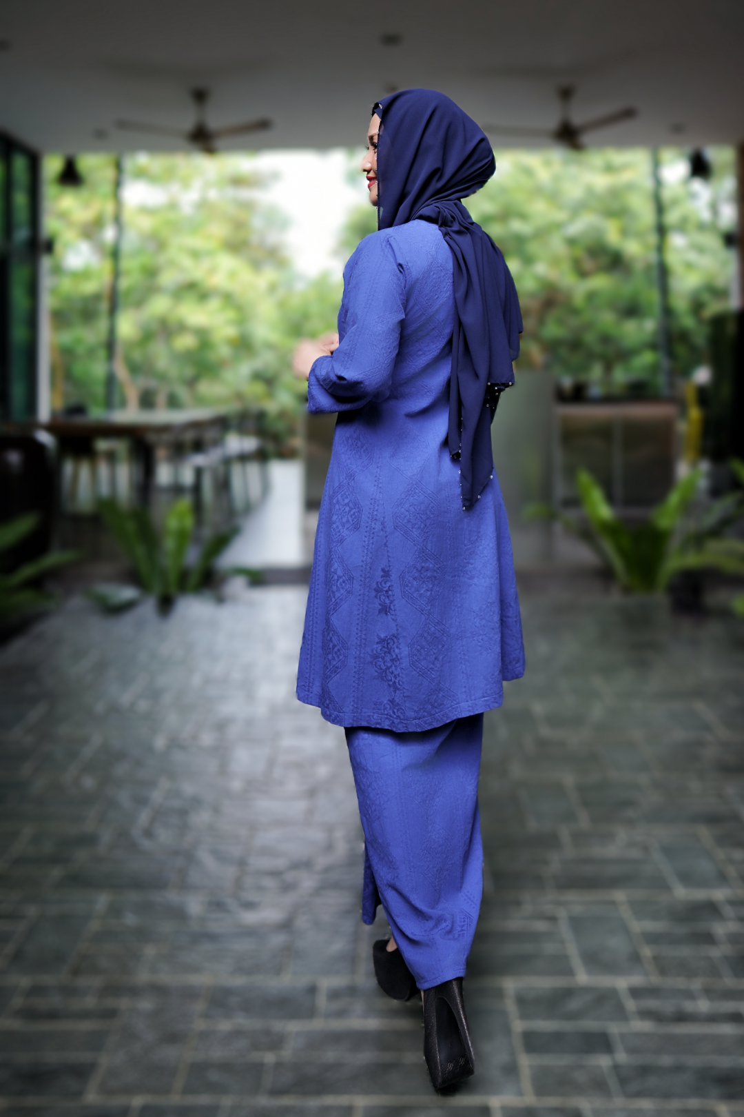 Dayang - Kurung Pahang Songket Klasik (Royal Blue)