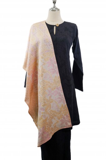 Selendang Songket Klasik V7 (Seroja)