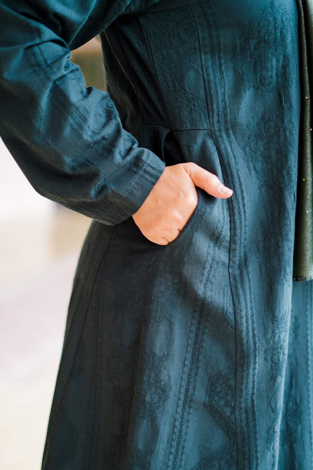 Dayang - Kurung Pahang Songket Klasik (Granite Green)