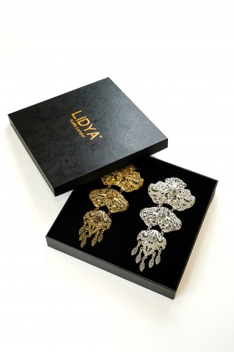 Dokoh Set In Bronze & Silver Plated